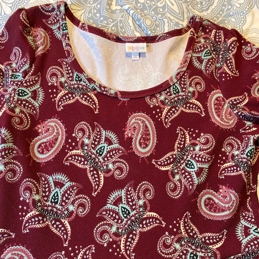 LuLaRoe Nicole Dress- size 2XL